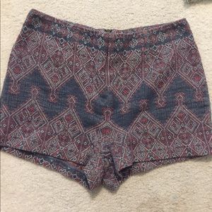 Boho patterned shorts